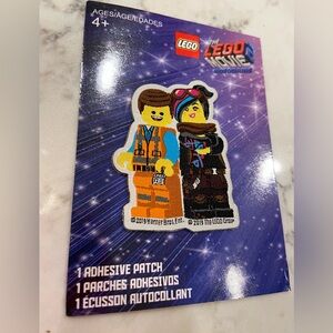 NWT! The Lego Movie 2 adhesive embroidered patch.